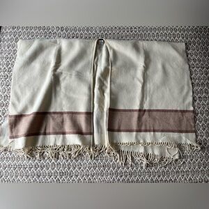 J.Crew Shawl Poncho Cream, Tan